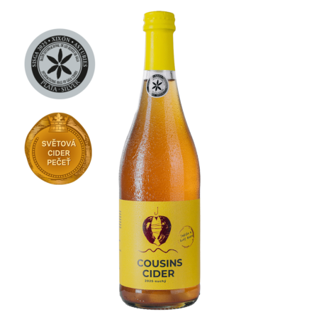 Cousins Cider bezový květ 2025 Suchý 0,75 l