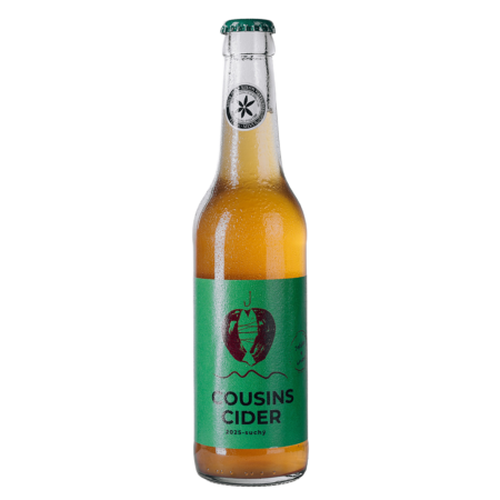 Cousins Cider jablko-hrozno 2025 Suchý 0,33 l