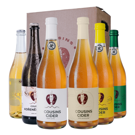Cousins degustační bedna cideru